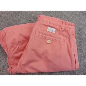Vineyard Vines Club Short Mens 28 Pink Solid Preppy Cotton Twill